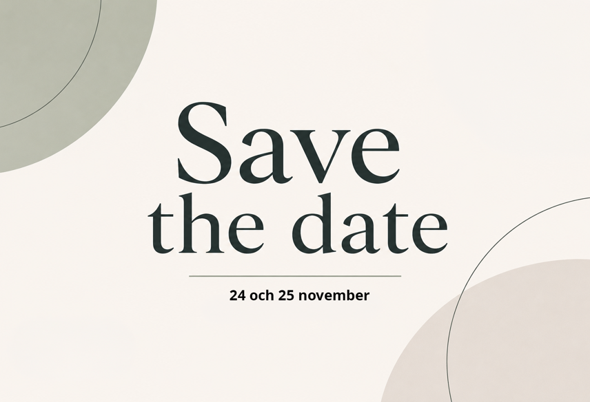Save the date - Pressgjuteriforum